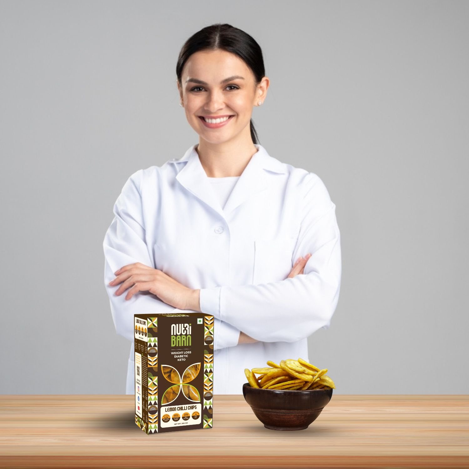 Nutribarn Keto Lemon Chilli Chips - Image 7