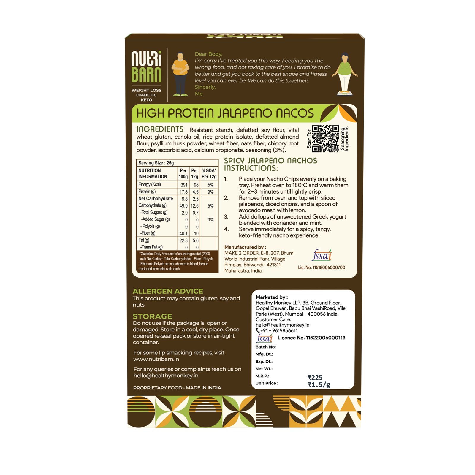 Nutribarn Keto Jalapeno Nachos - Image 3