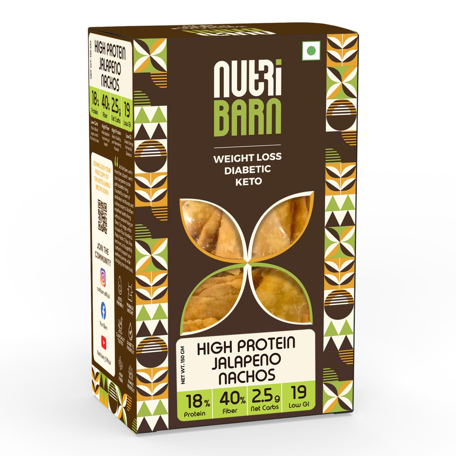 Nutribarn Keto Jalapeno Nachos