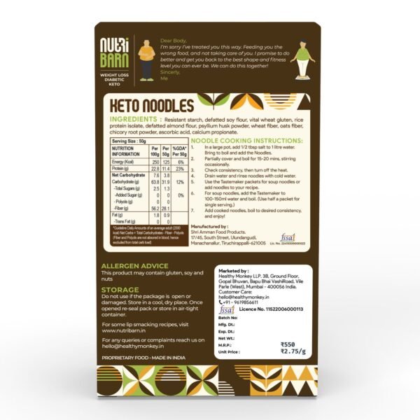 Nutribarn Keto Noodles Spaghetti - Image 8