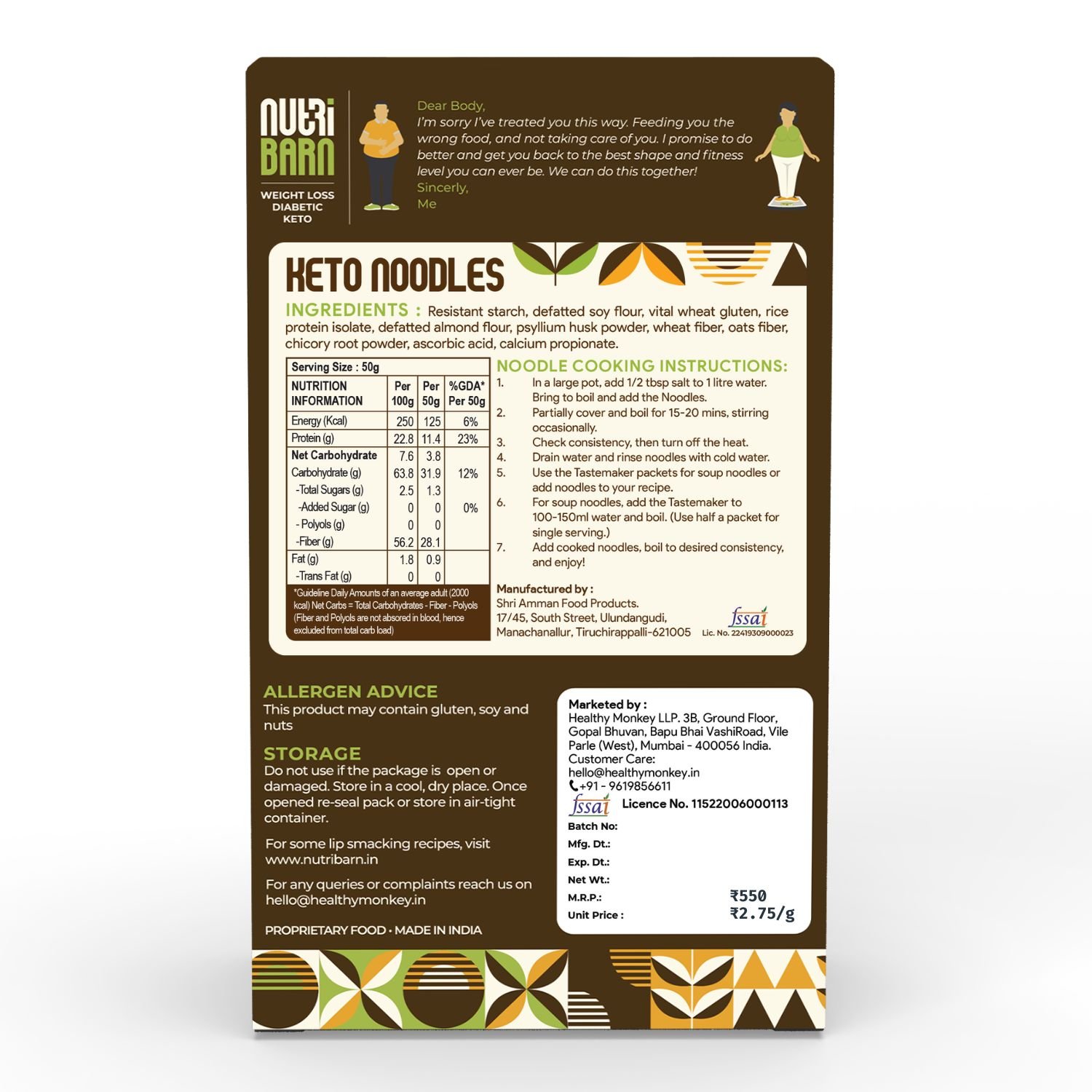 Nutribarn Keto Noodles Spaghetti - Image 8