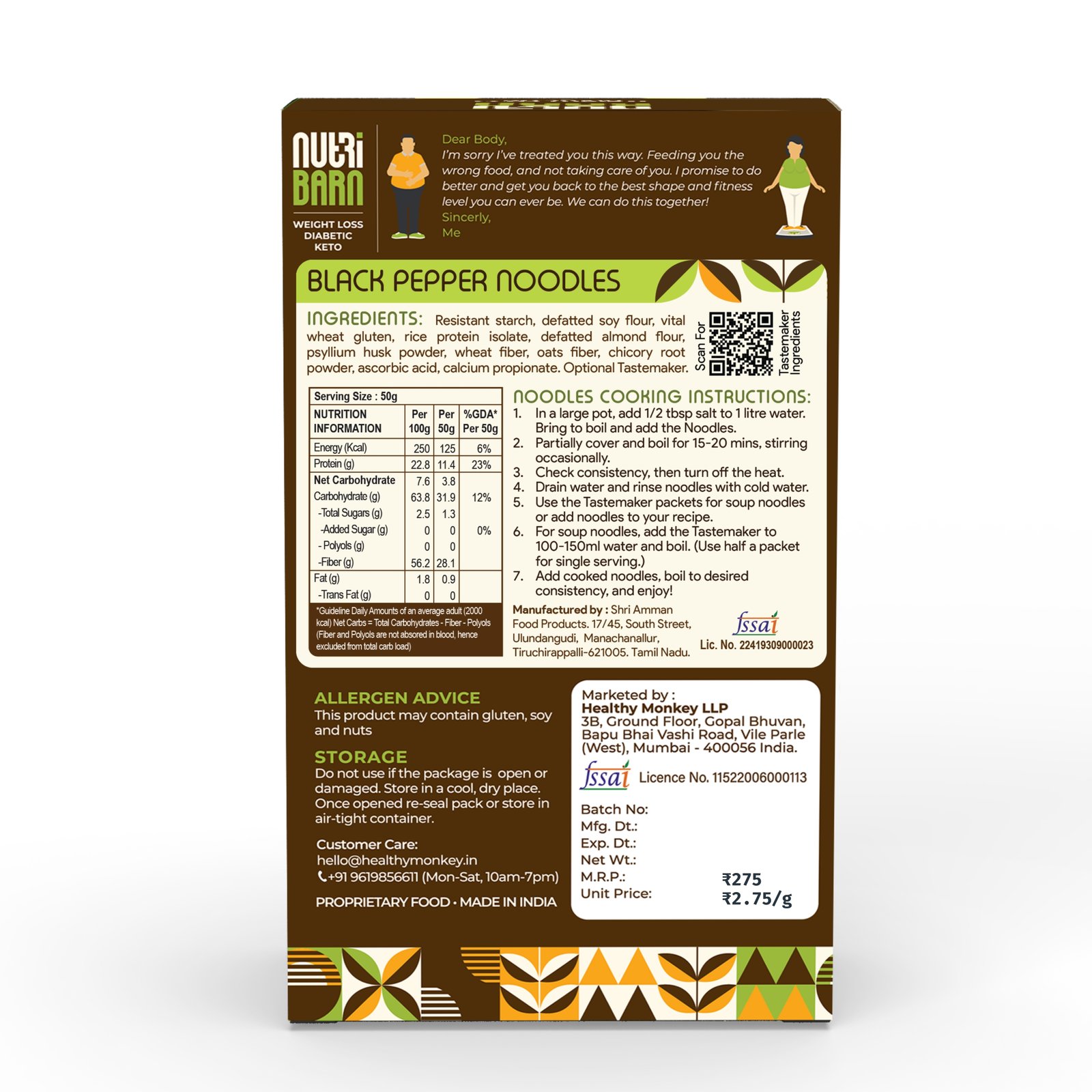 Nutribarn Keto Pepper Noodles Spaghetti - Image 3