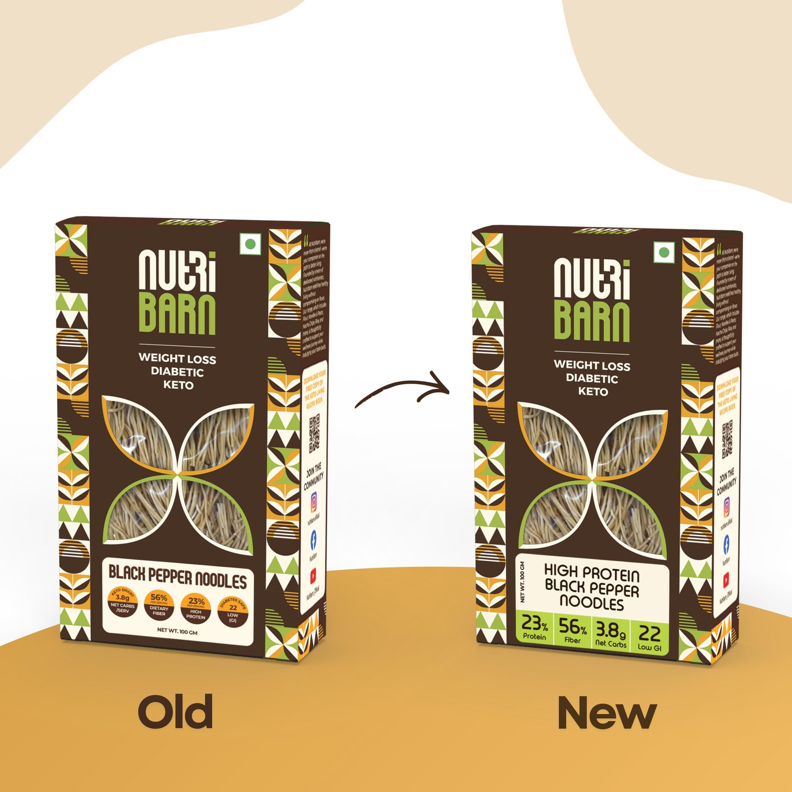 Nutribarn Keto Pepper Noodles Spaghetti - Image 2