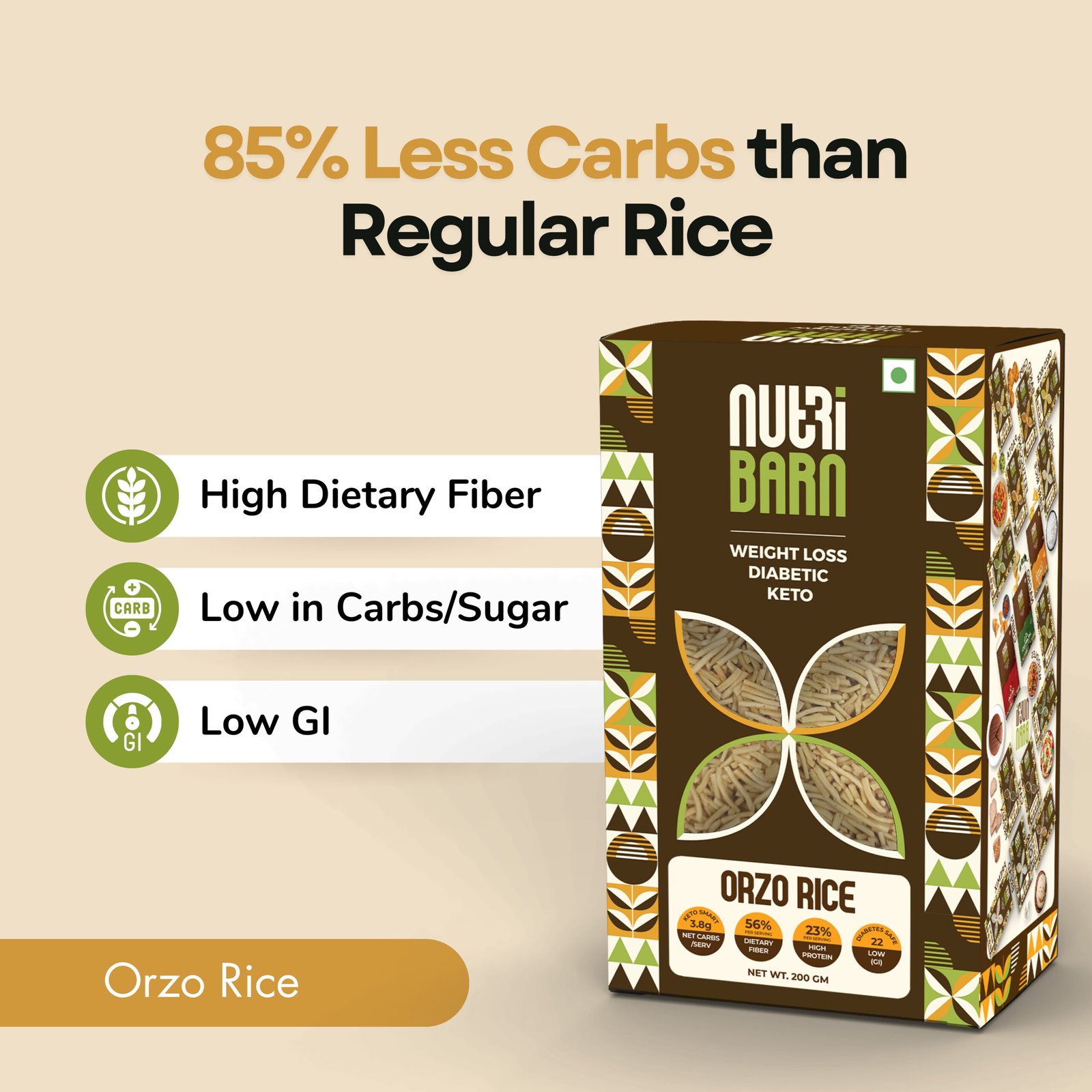 Nutribarn Keto Orzo Rice - Image 3