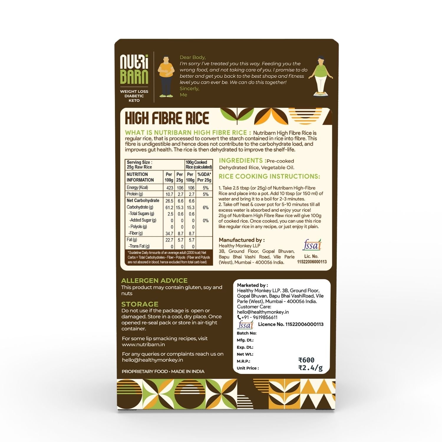 Nutribarn High Fibre Rice - Image 9