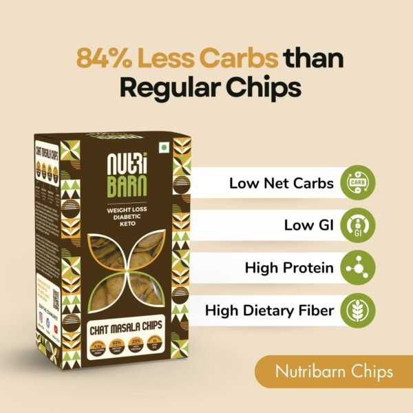 Nutribarn Keto Chat Masala Chips - Image 3