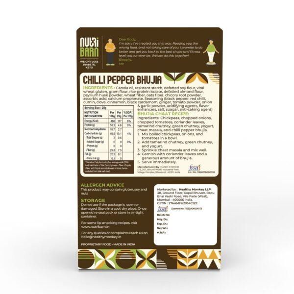 Nutribarn Keto Bhujia (Chilli Pepper) - Image 8