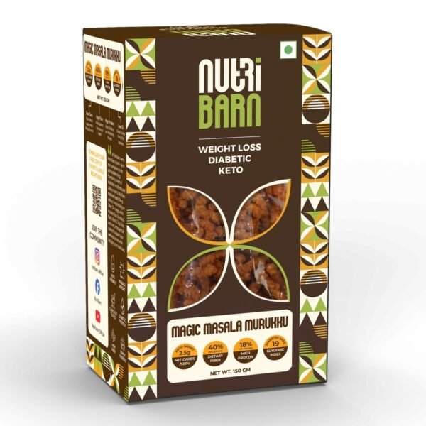 Nutribarn Keto Murukku (Magic Masala)