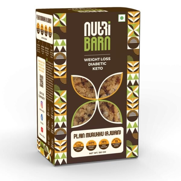 Nutribarn Keto Murukku (Ajwain)