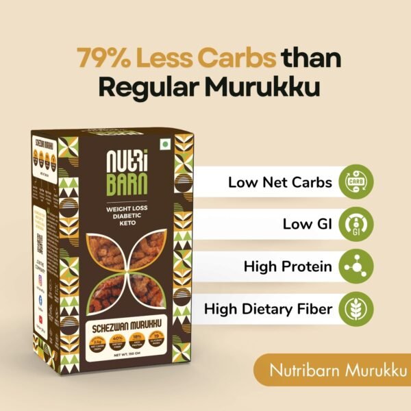 Nutribarn Keto Murukku (Sezwan) - Image 3