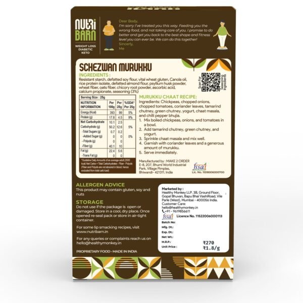 Nutribarn Keto Murukku (Sezwan) - Image 8