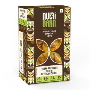Nutribarn Keto Lemon Chilli Chips