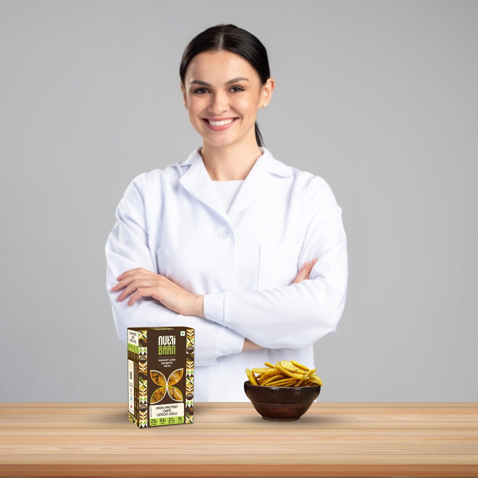 Nutribarn Keto Lemon Chilli Chips - Image 4