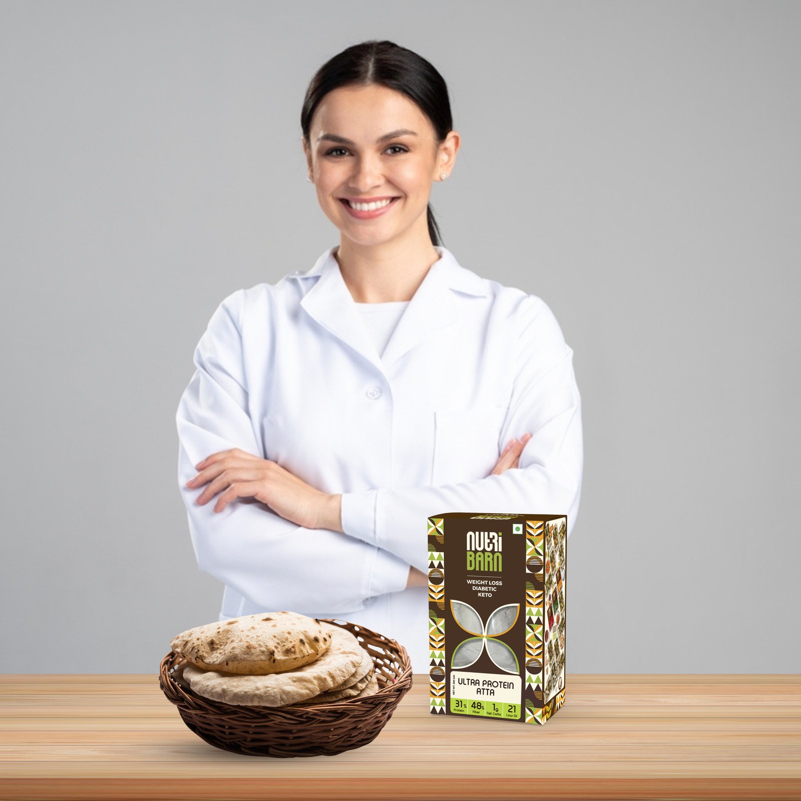 Nutribarn Ultra High Protein Low Carb Atta - Image 3