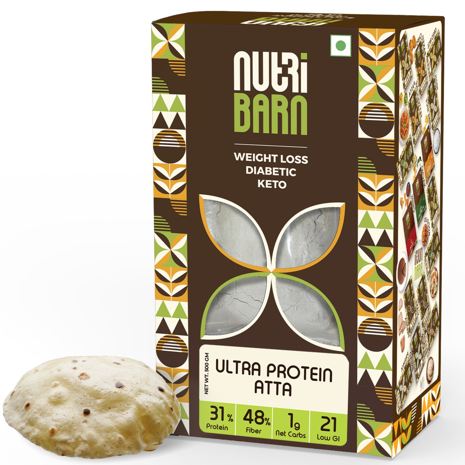Nutribarn Ultra High Protein Low Carb Atta