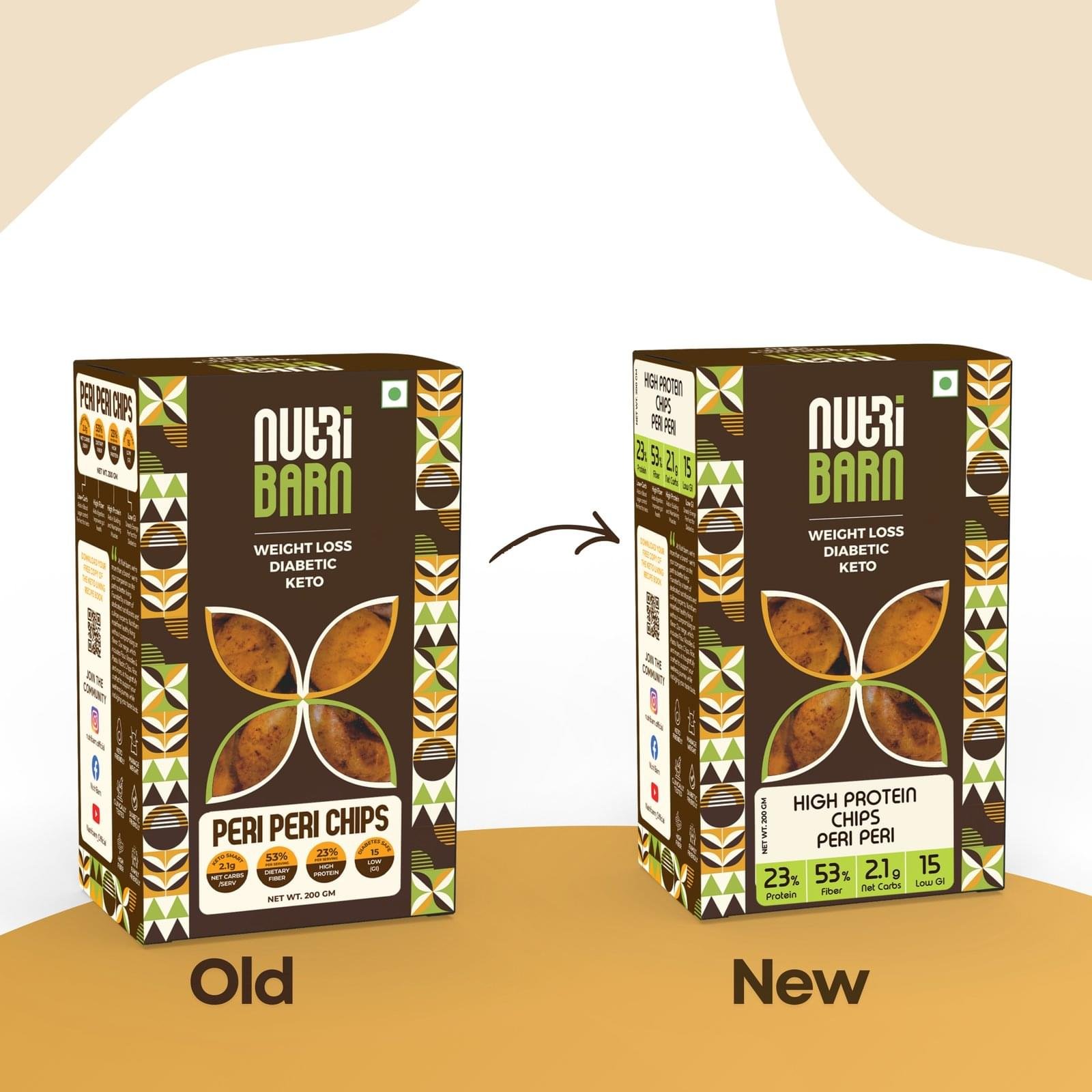 Nutribarn Keto Peri Peri Chips - Image 2