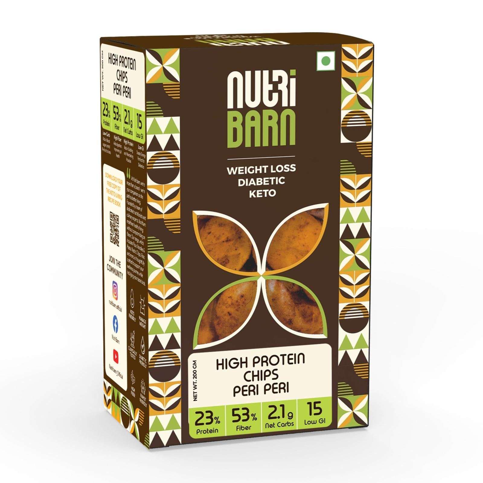 Nutribarn Keto Peri Peri Chips