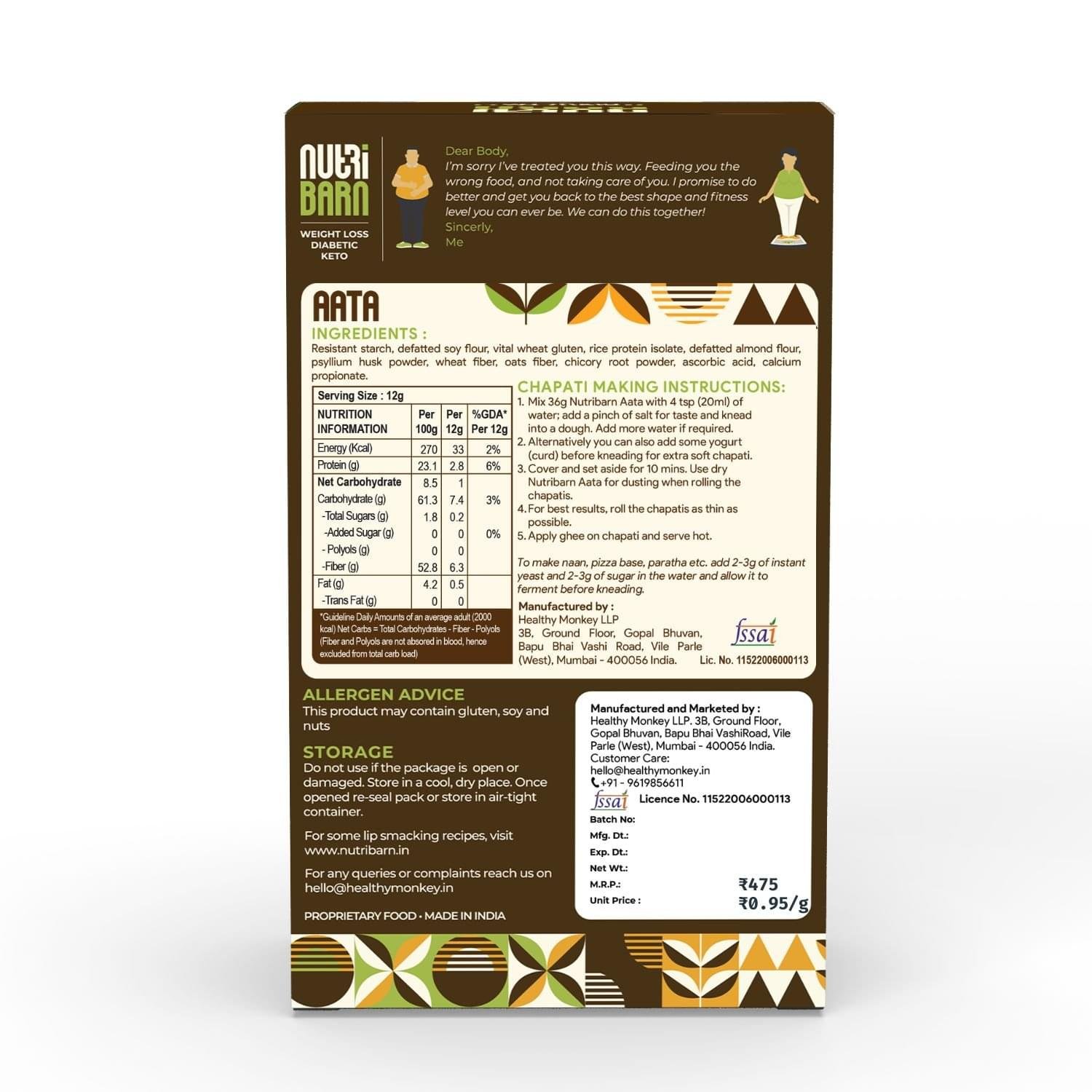 Nutribarn Ultra Keto Aata Flour - Image 7