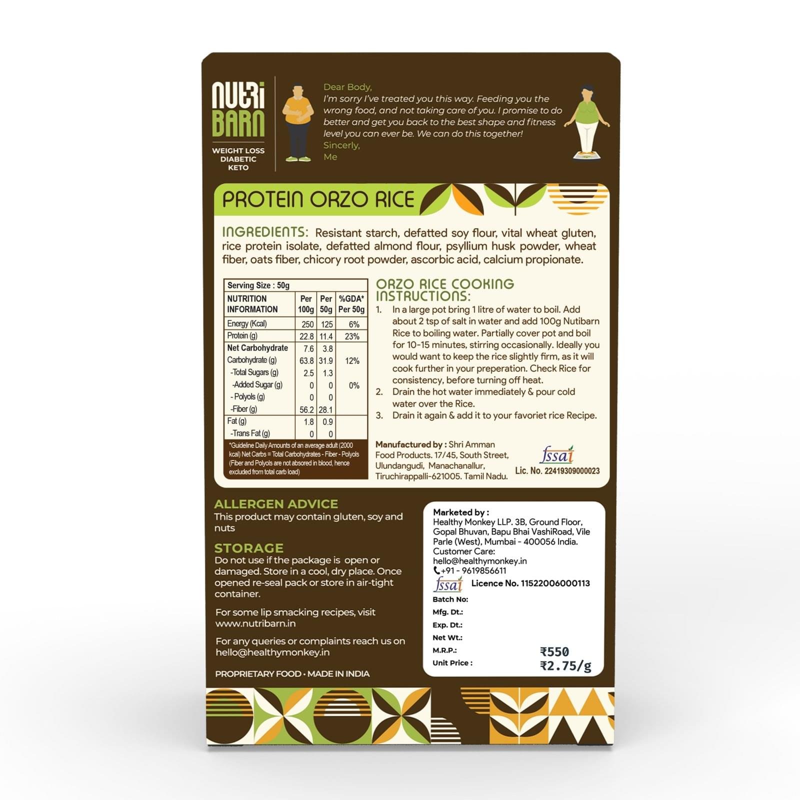 Nutribarn Keto Orzo Rice - Image 8