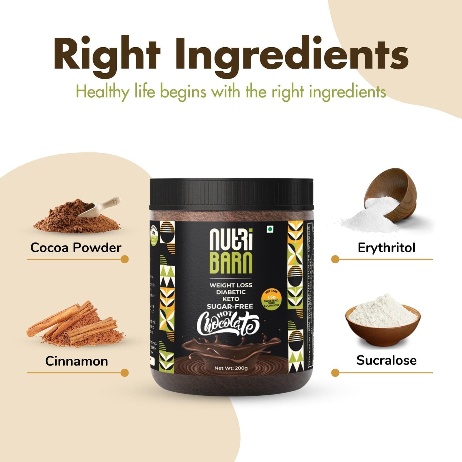 Nutribarn Sugar-Free Hot Chocolate - Image 8