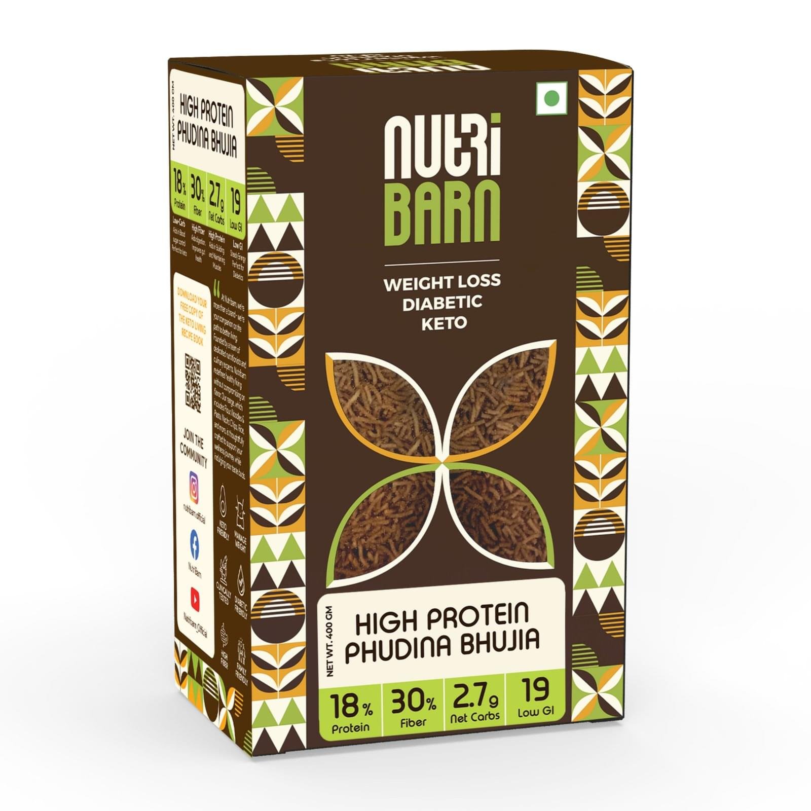 Nutribarn Keto Bhujia (Phudina)