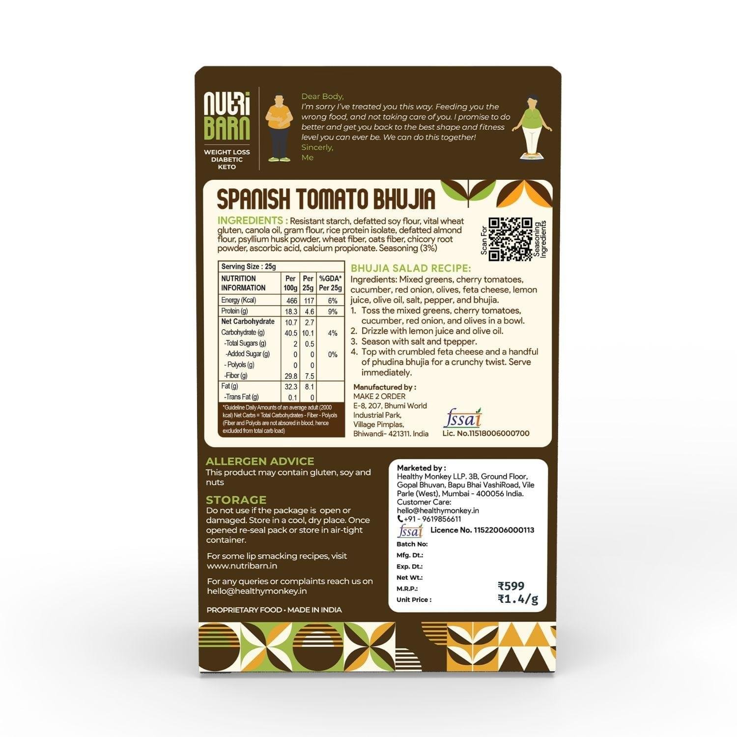 Nutribarn Keto Bhujia (Spanish Tomato) - Image 8