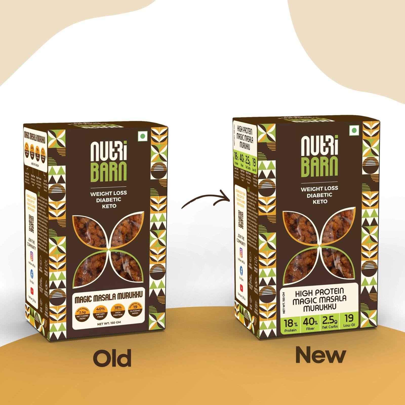 Nutribarn Keto Murukku (Magic Masala) - Image 2