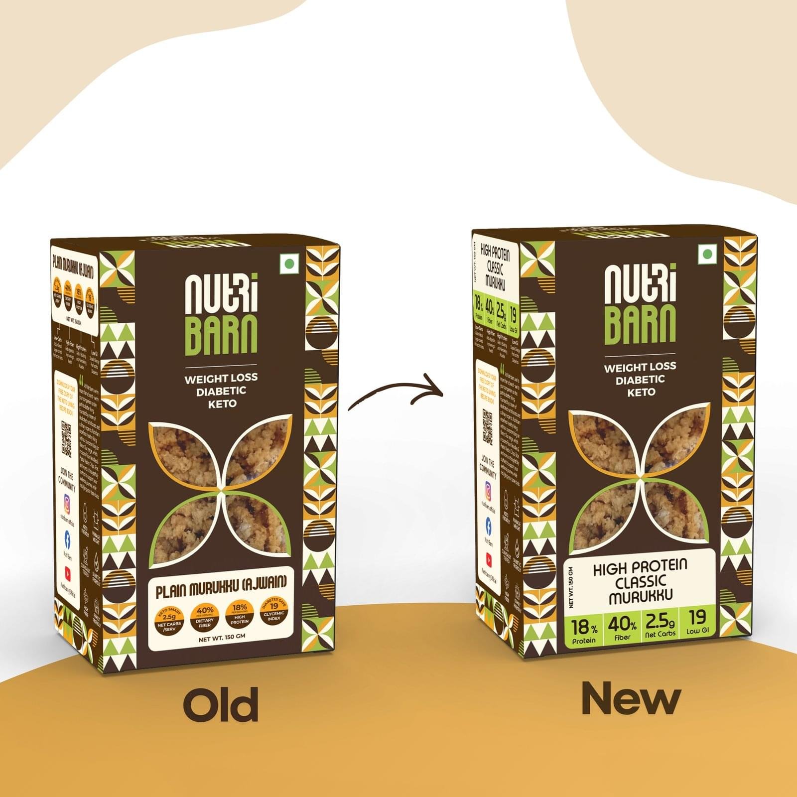 Nutribarn Keto Murukku (Ajwain) - Image 2