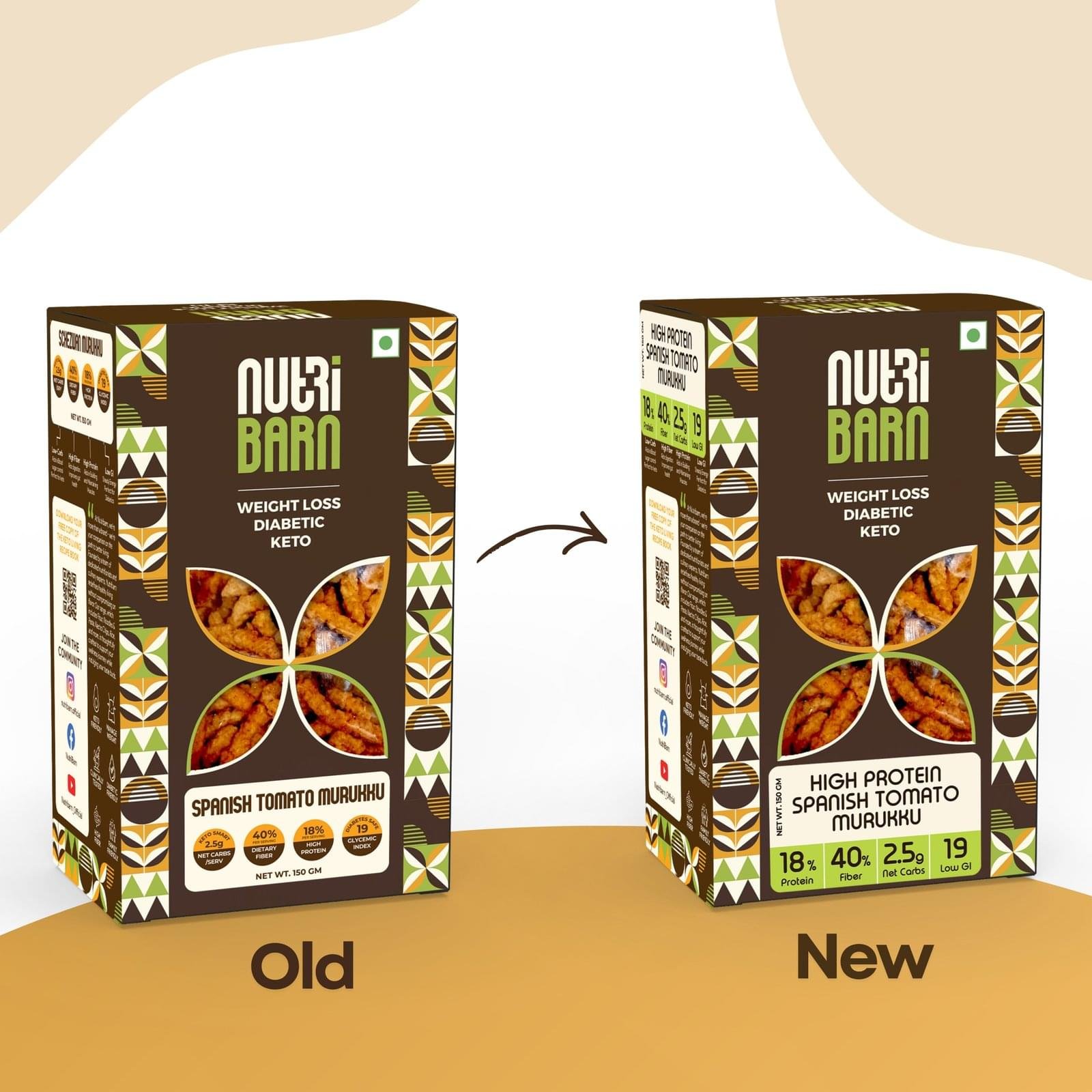 Nutribarn Keto Murukku (Spanish Tomato) - Image 2