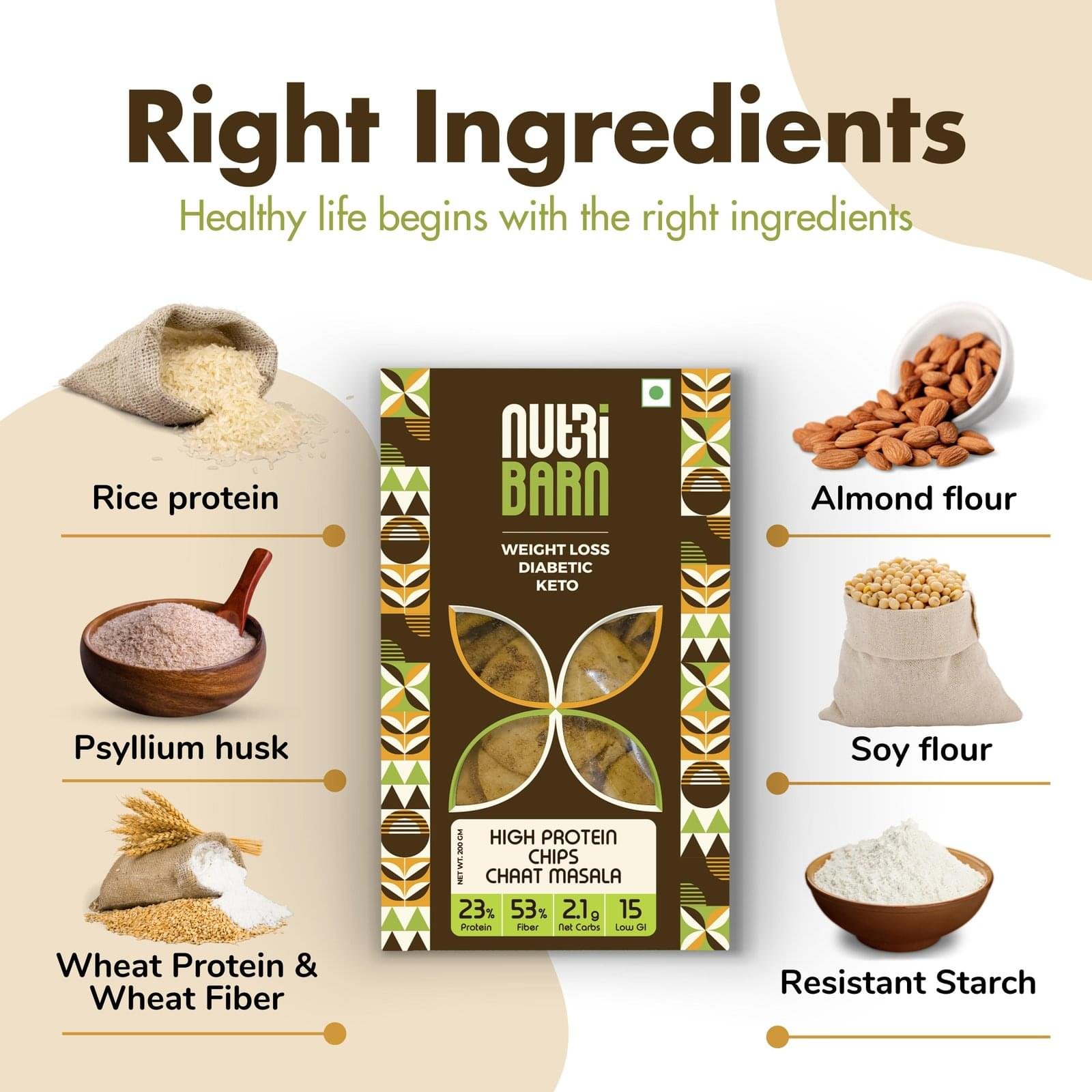 Nutribarn Keto Chat Masala Chips - Image 8