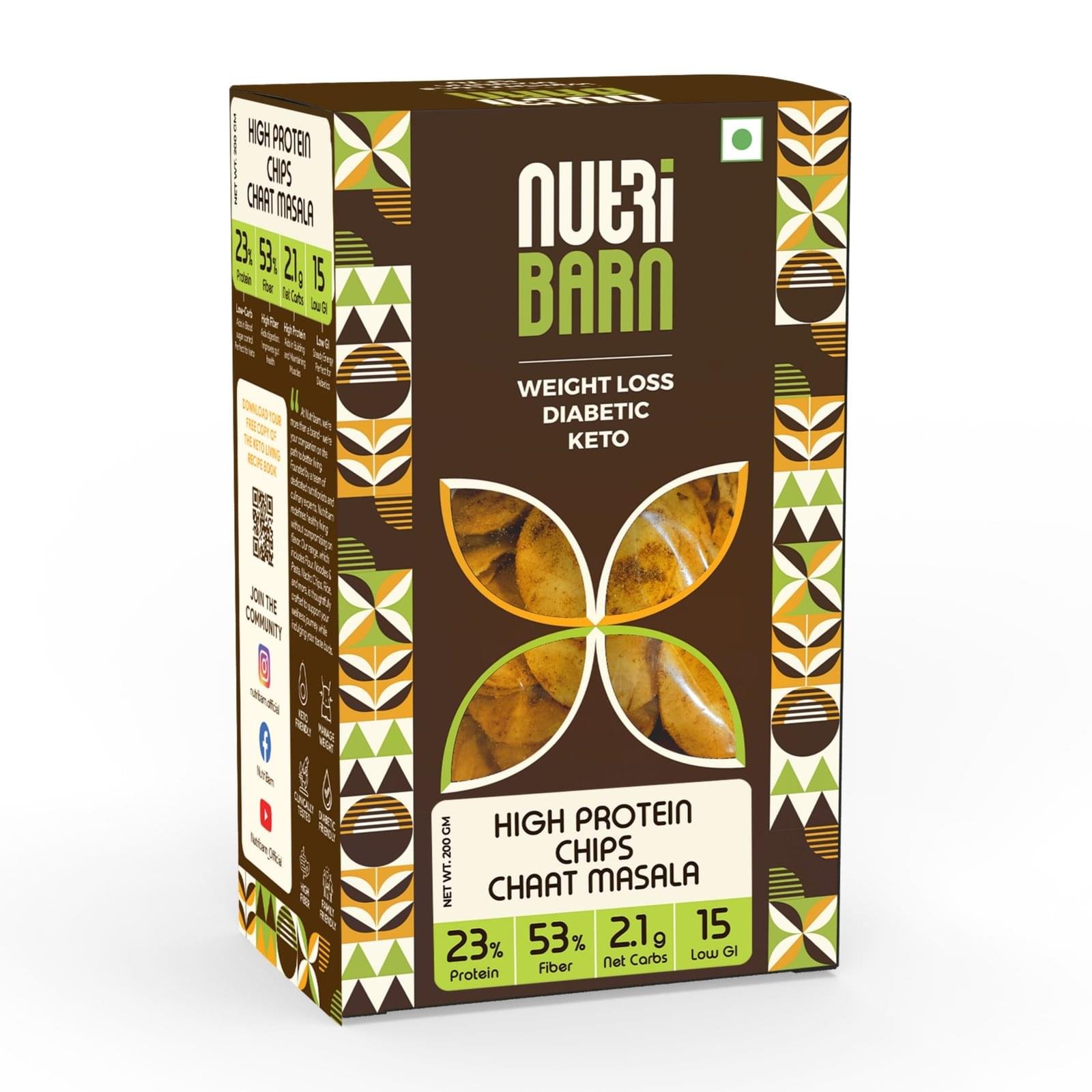 Nutribarn Keto Chat Masala Chips